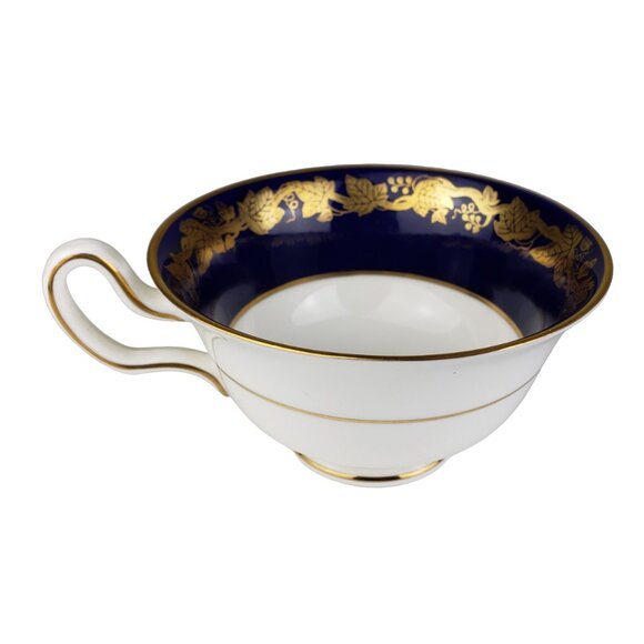 Wedgewood Vintage Whitehall Cobalt Blue Cup and Saucer Set Excellent Condition - Picture 4 of 9